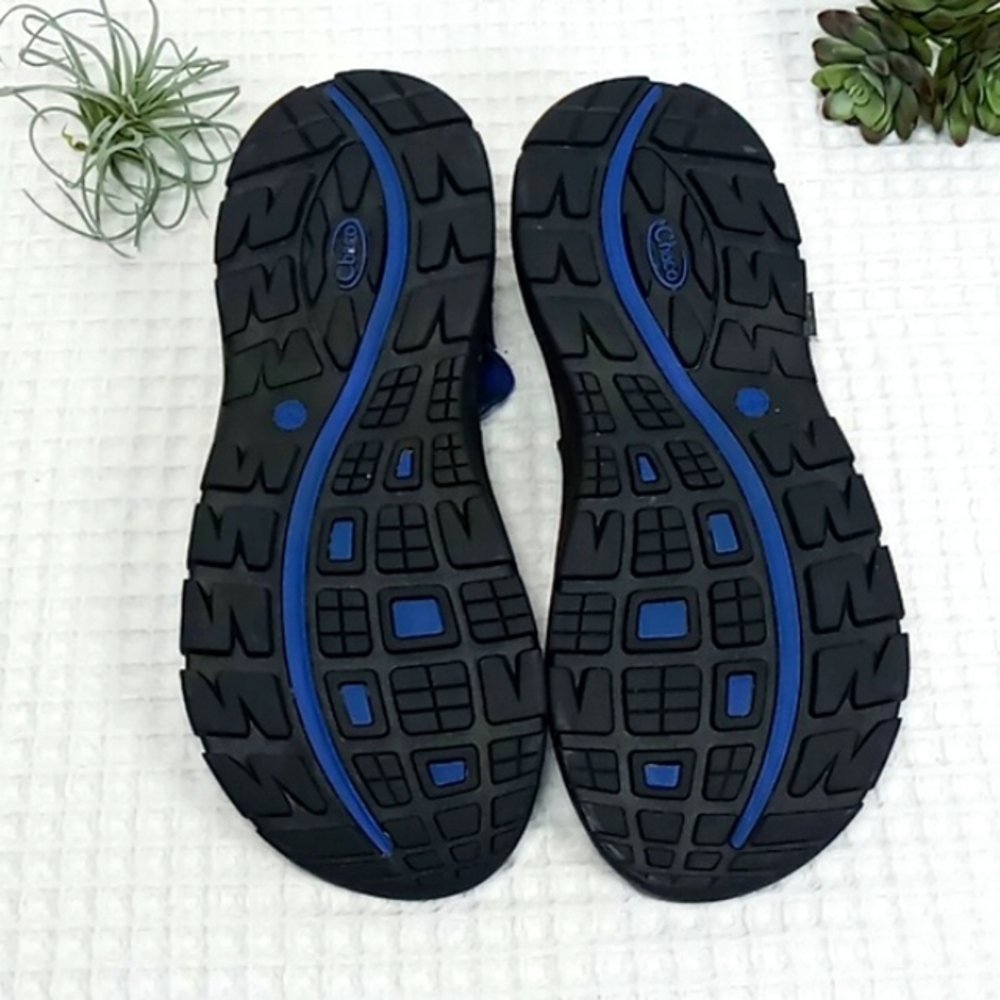 Chaco Men's Strappy Trail Hiking Sandals Blue/Black Size 11 - Picture 6 of 15